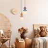 TOCADO Sandblasted Opal Diffuser Glass with Ceramic Bead Pendant